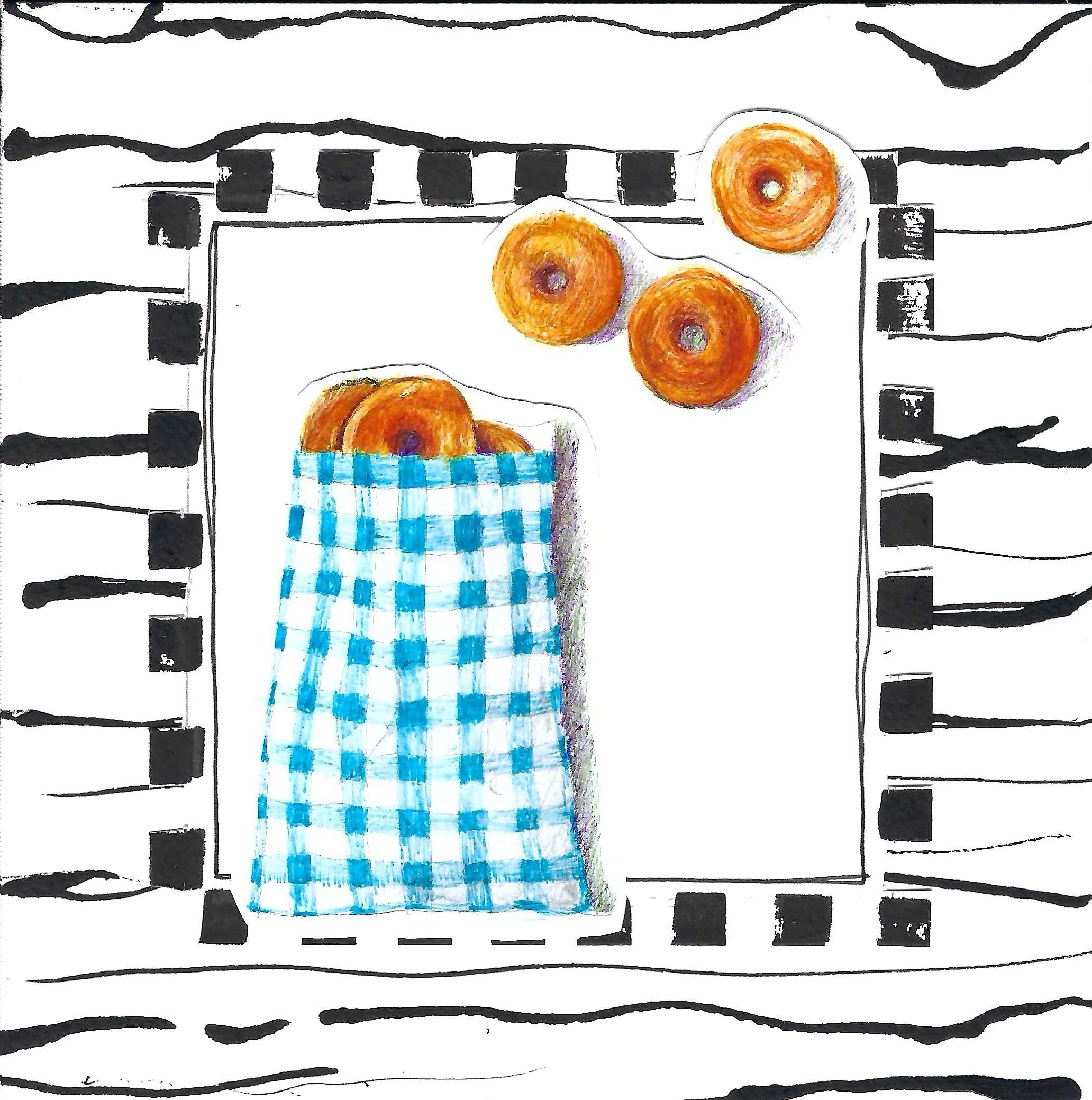 Piping Hot Mini Donuts by Annya Nicole Cuenca