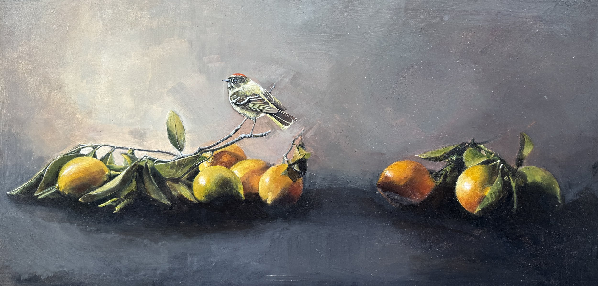 Still Life with Kinglet by Diana Majumdar