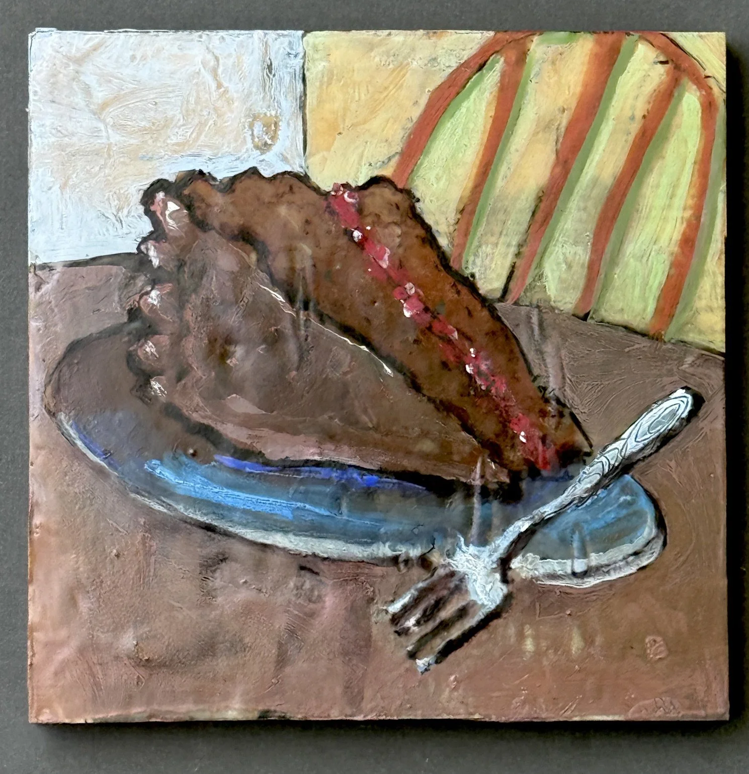 Chocolate Cake with Raspberry Filling by James Hartman