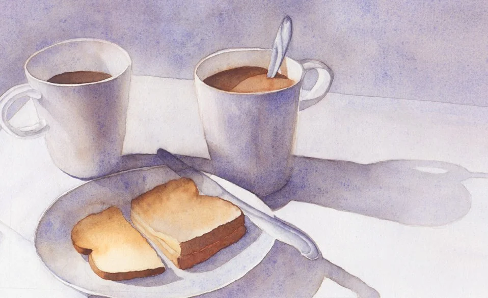 Coffee and Toast by Jana LeCount Lowe