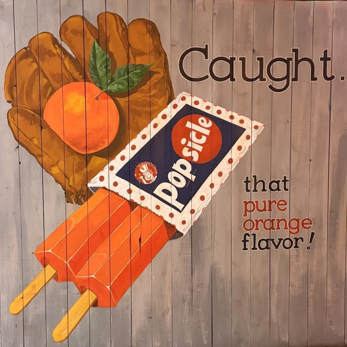 Orange Popsicle Sign, Cincinnati by Jeffrey Abrahams