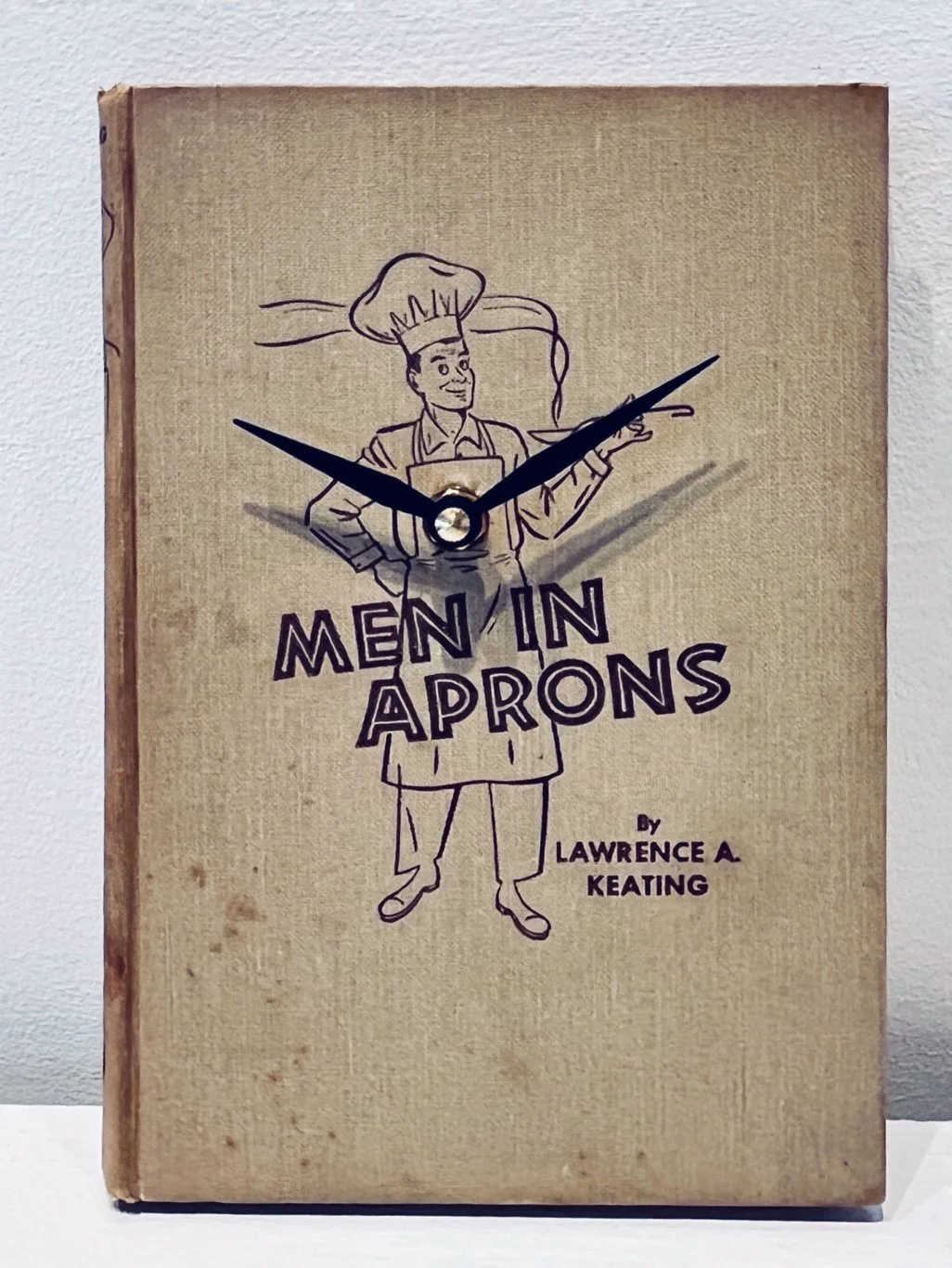 Men in Aprons Book Clock by Jim Rosenau