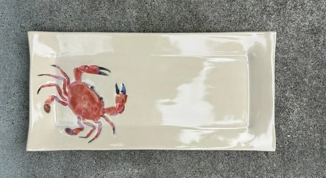 Crab Platter by Lorna Newlin