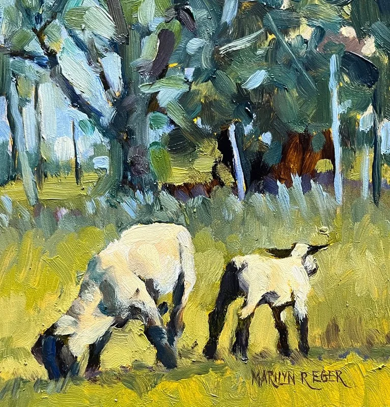 Curious Lamb 2 by Marilyn Eger