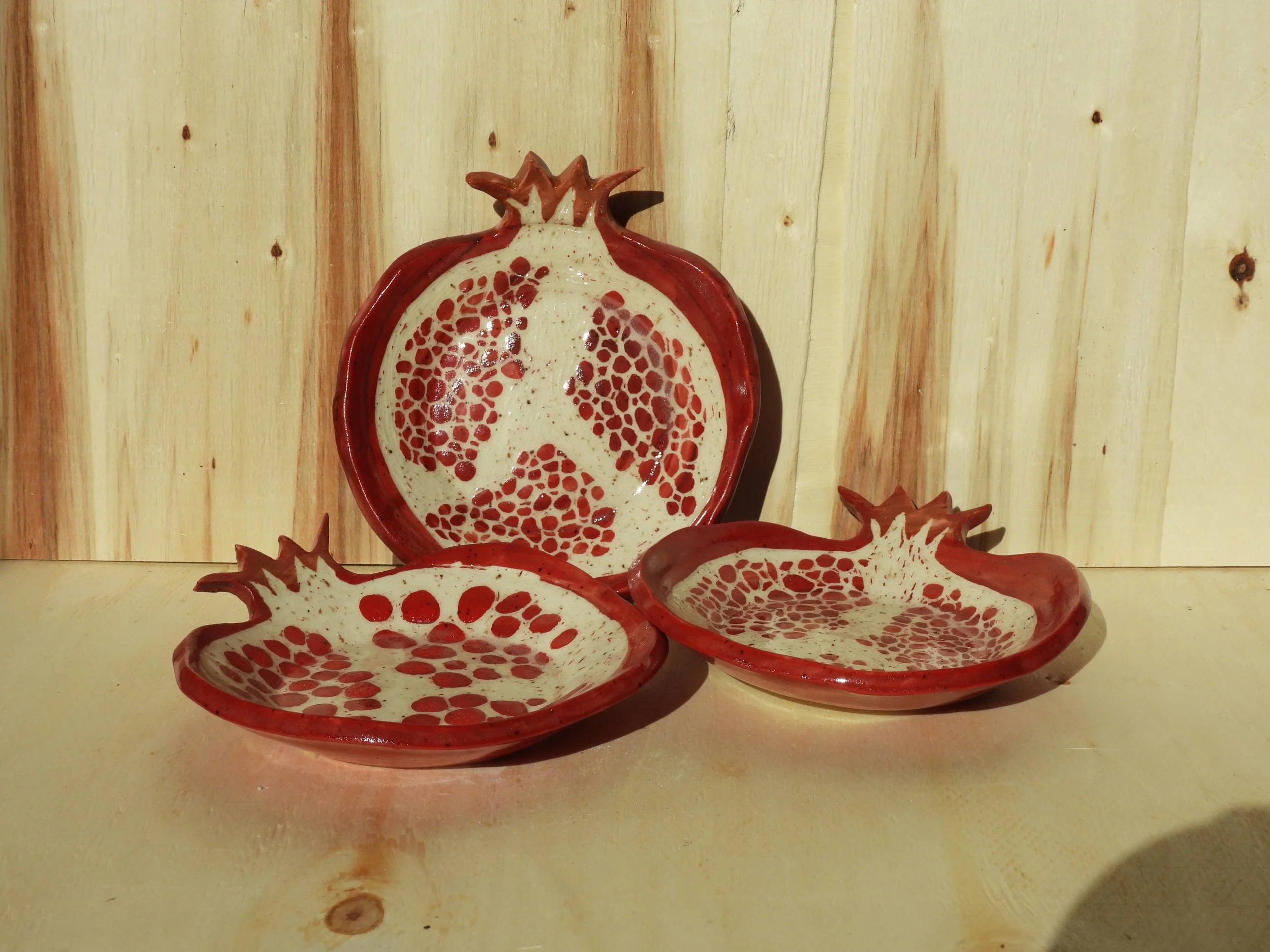 Pomegranate Dishes by Turnstone Studio