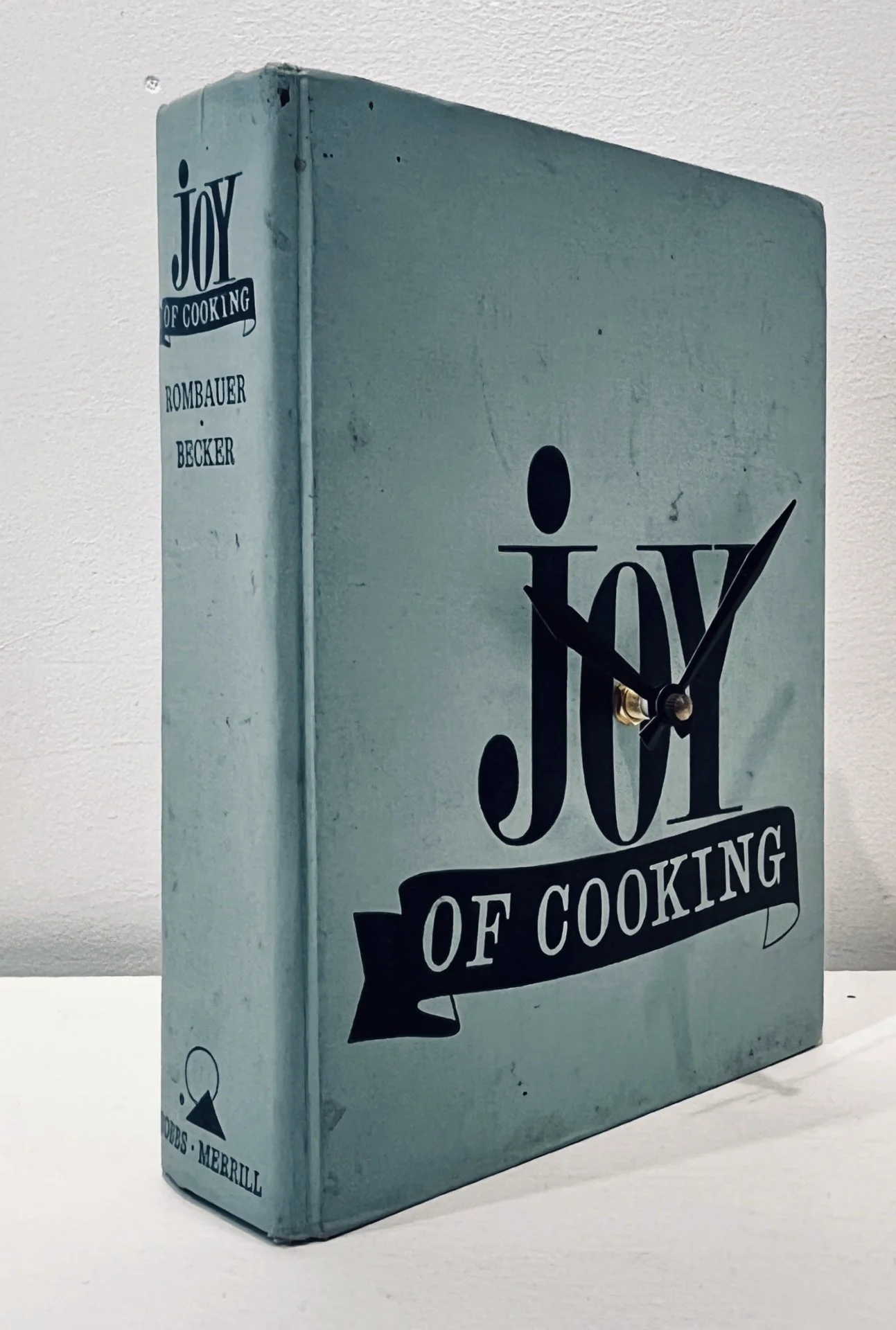 The Joy of Cooking Book Clock by Jim Rosenau