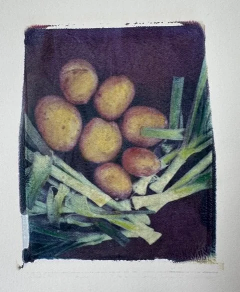 Leeks and Taters by Monica Schwalbenberg-Pena