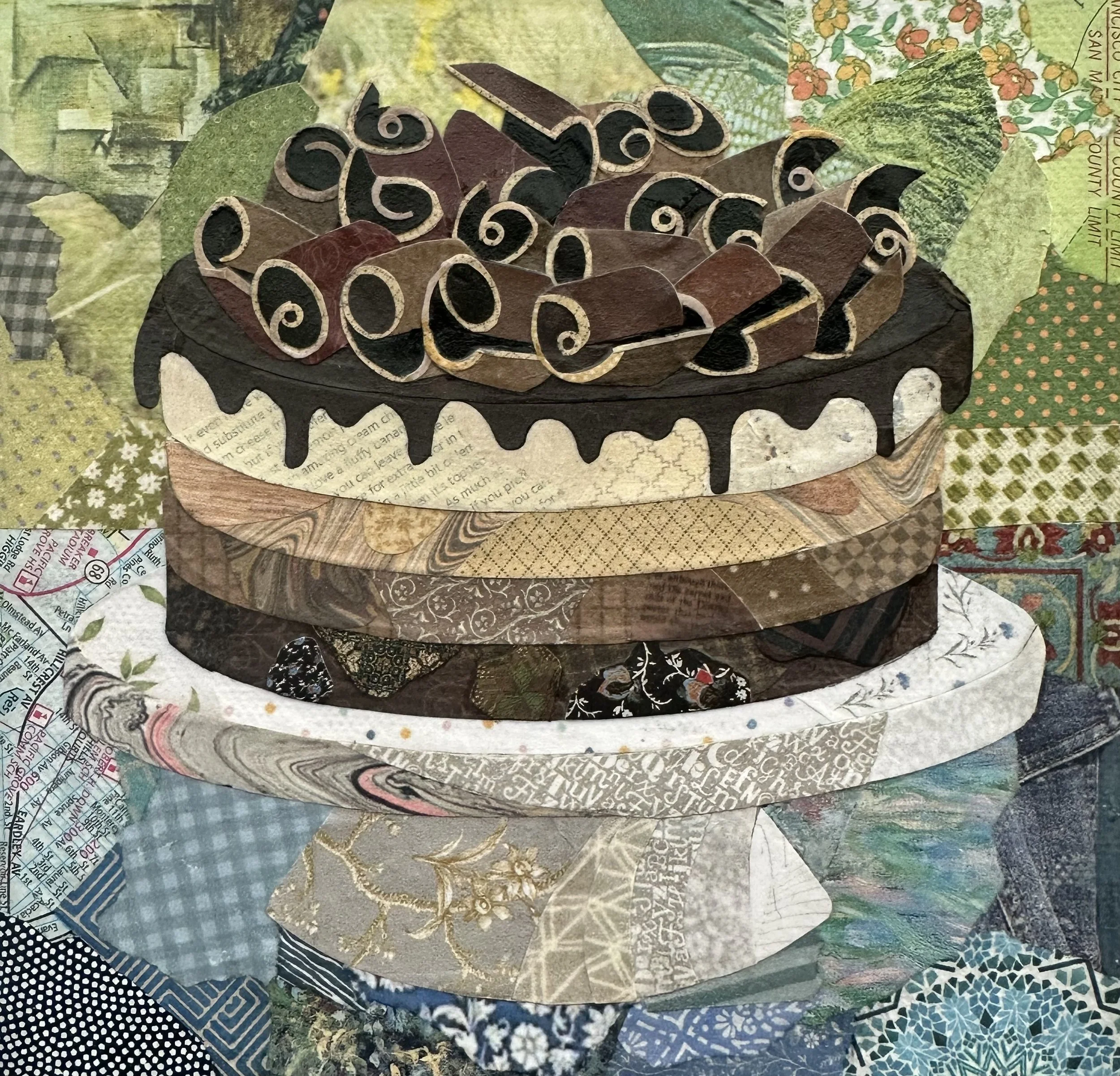 Triple Chocolate Mousse Cake by Dorothy Ginsberg
