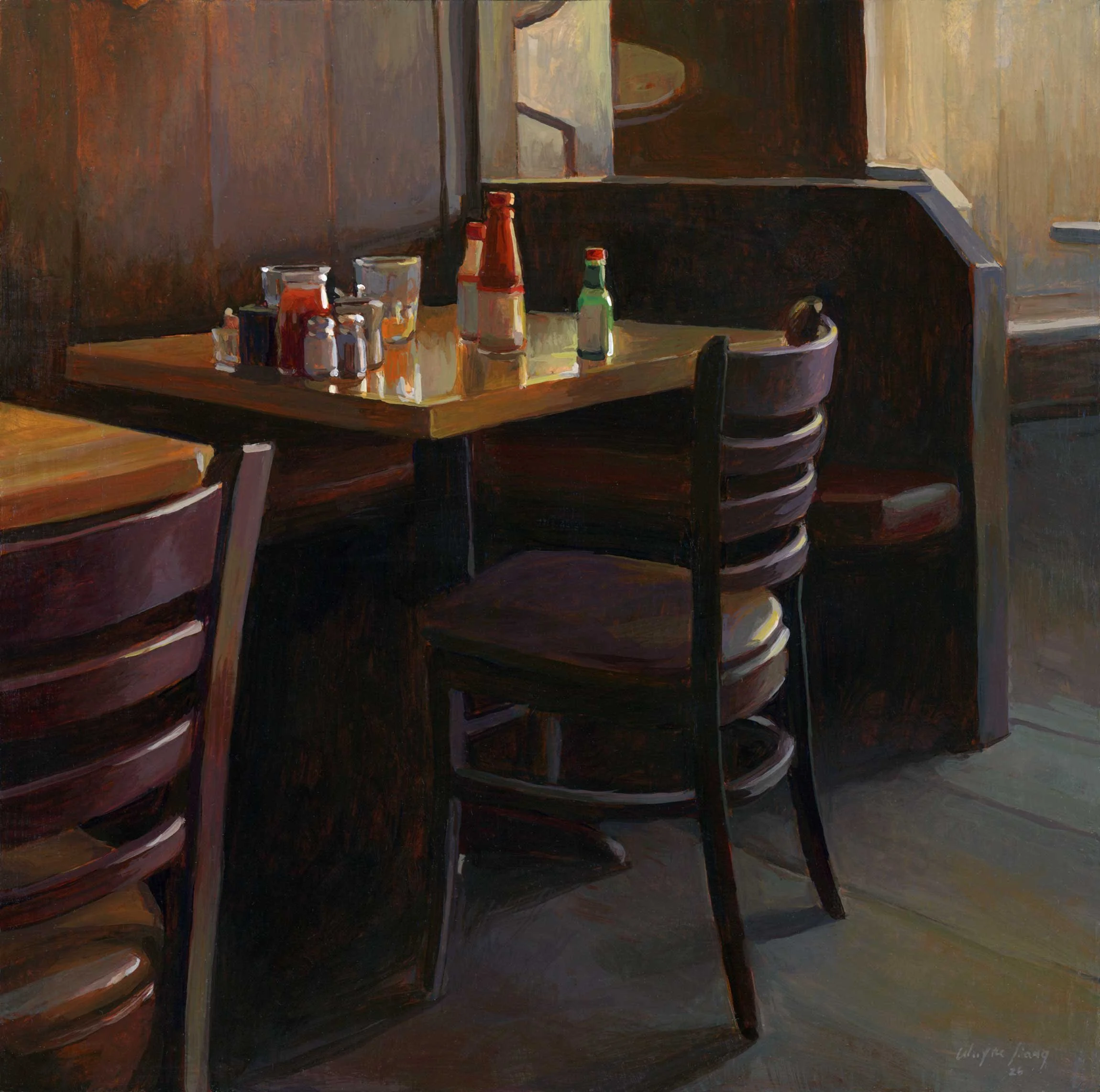 Early Morning at the Diner by Wayne Jiang