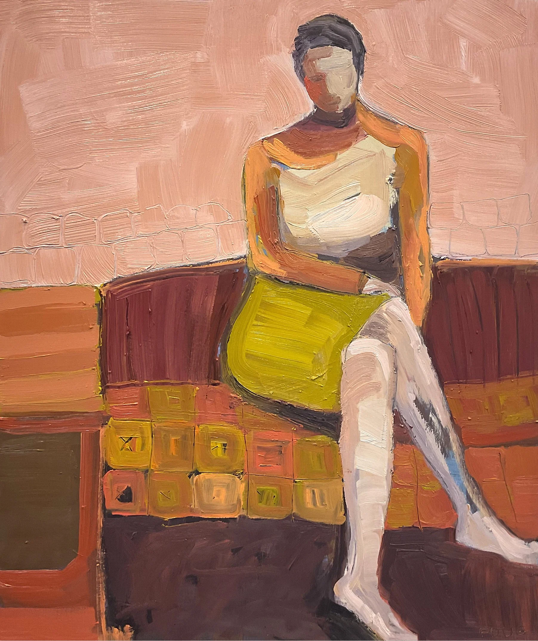 Seated Figure 4 by Julia Foug