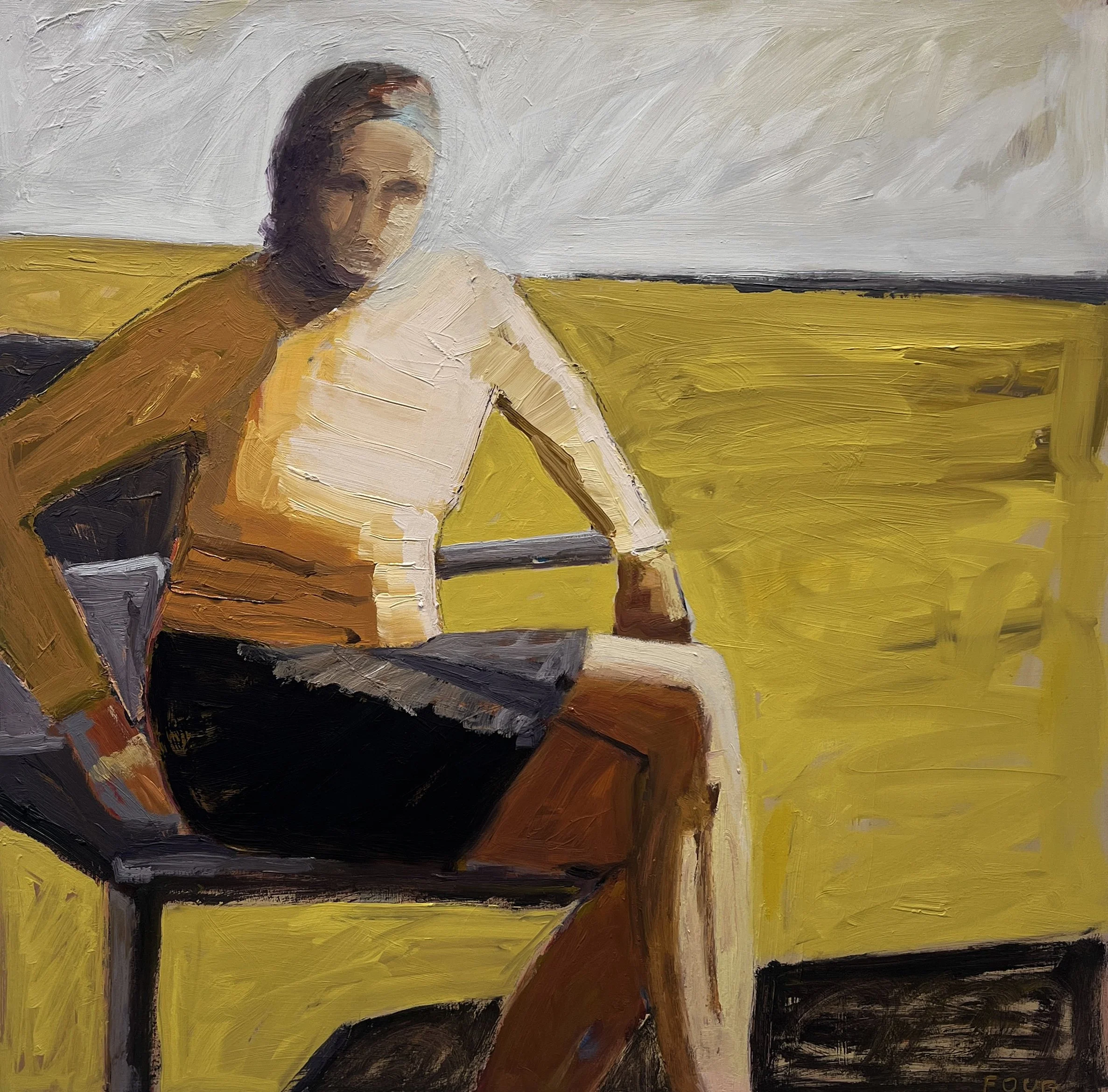 Seated Figure 6 by Julia Foug