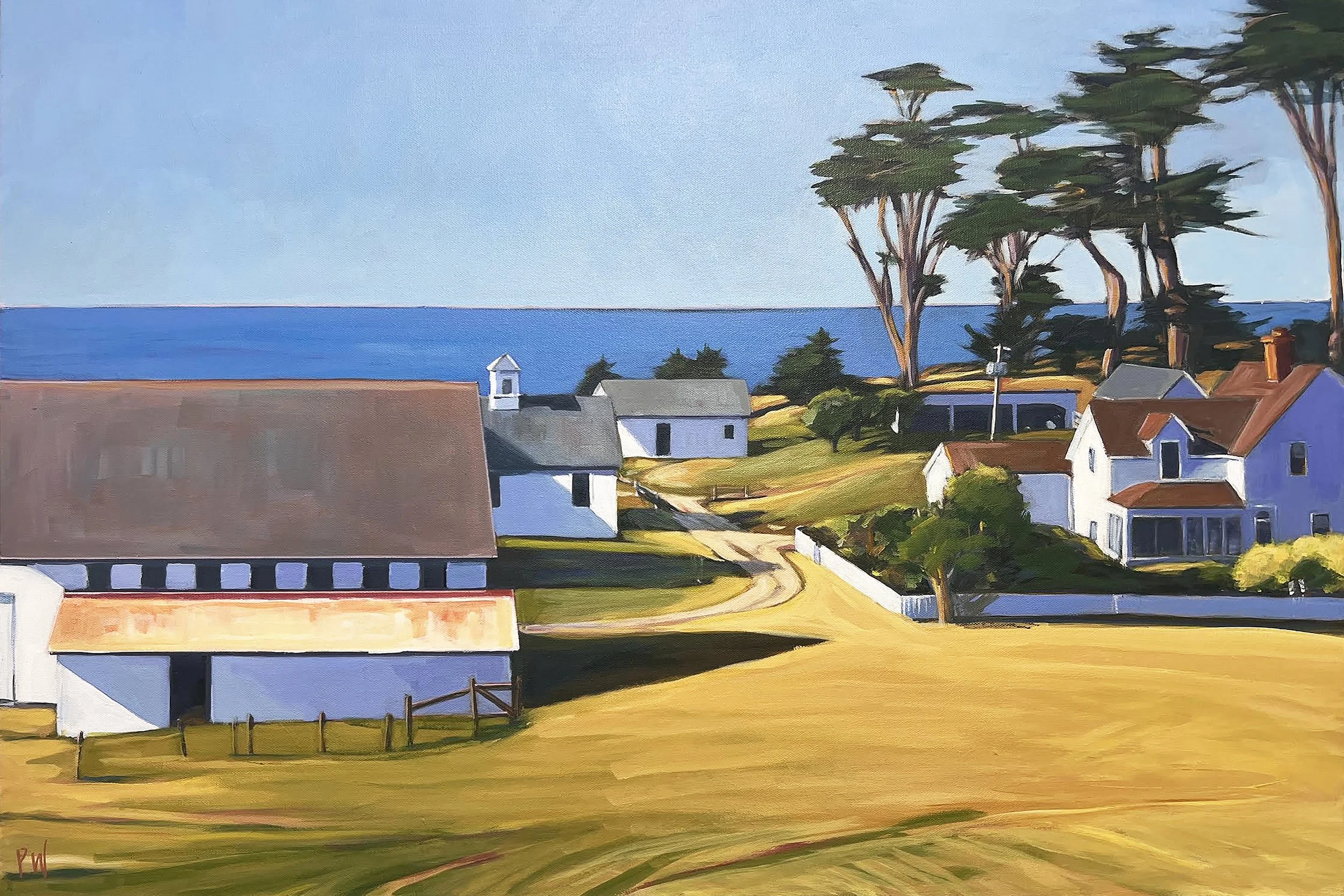 Hilltop View (Pierce Point Ranch) by Patrice Wachs