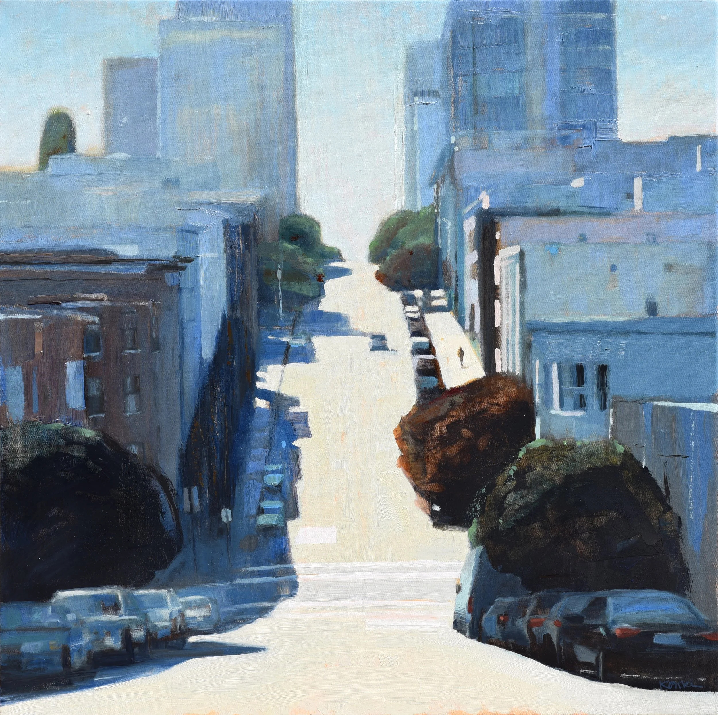 Neighborhood Walk, Nob Hill by Kanna Aoki