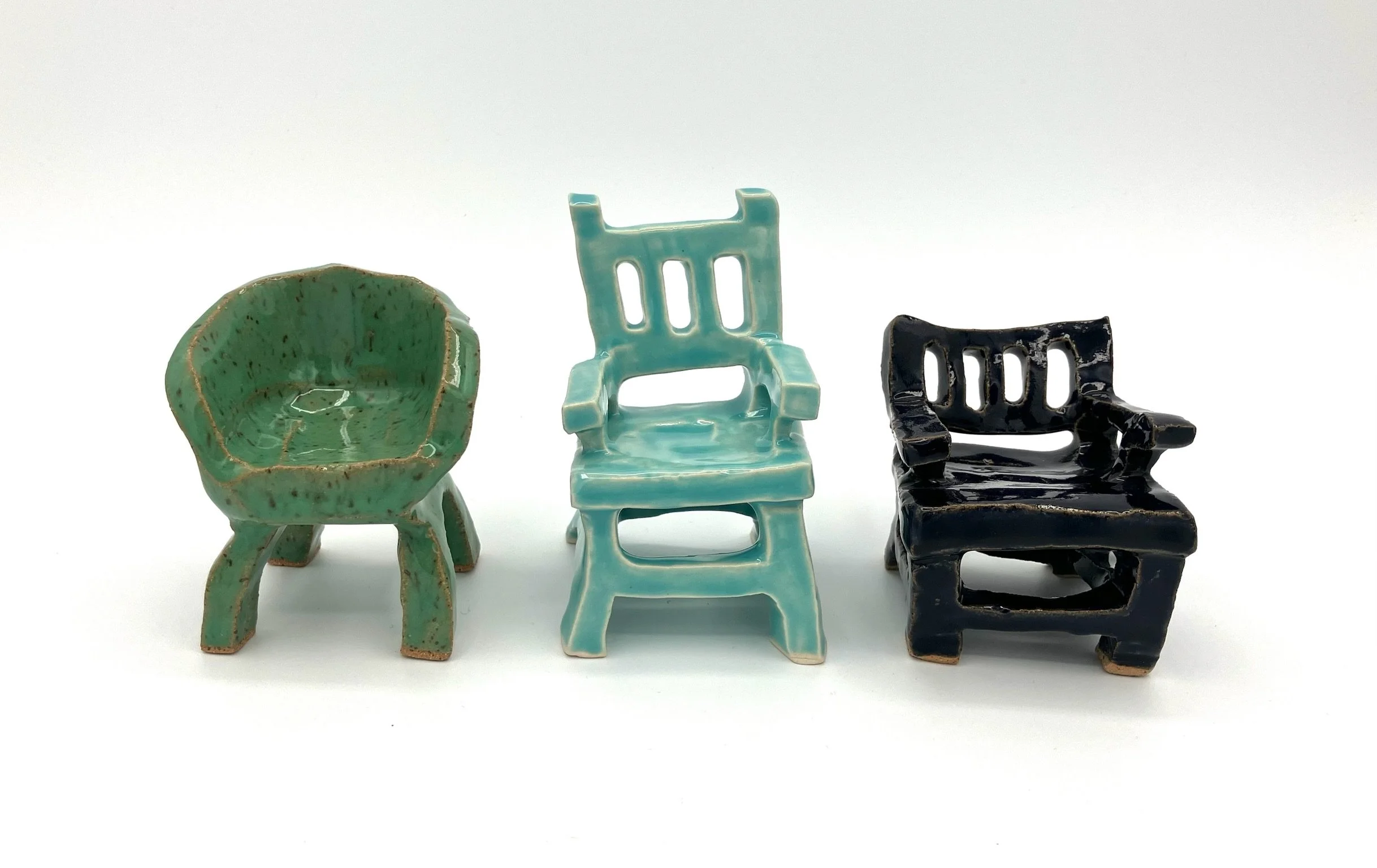 Little Chairs (1-3) by Kanna Aoki