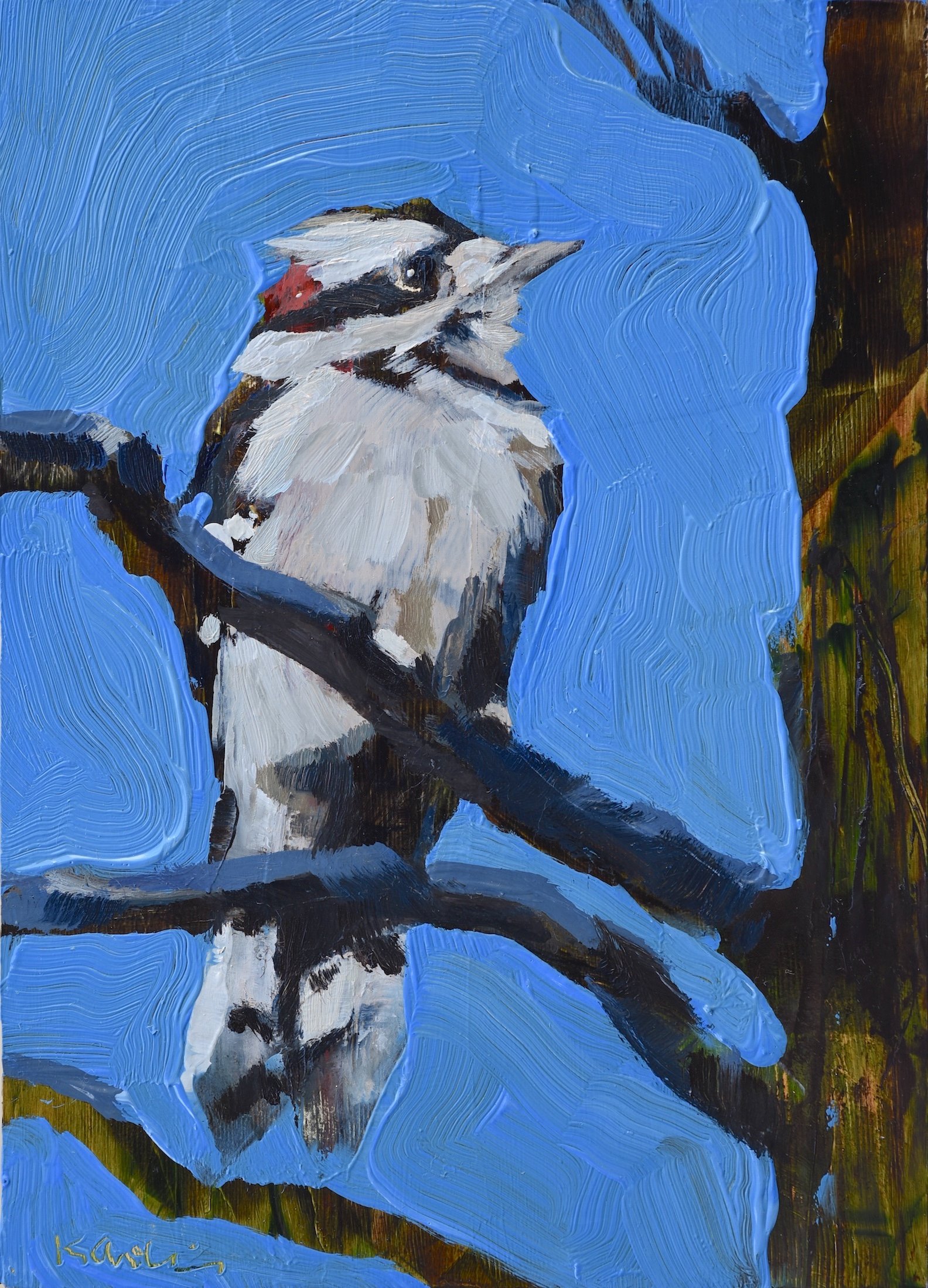 Downy Woodpecker by Kanna Aoki