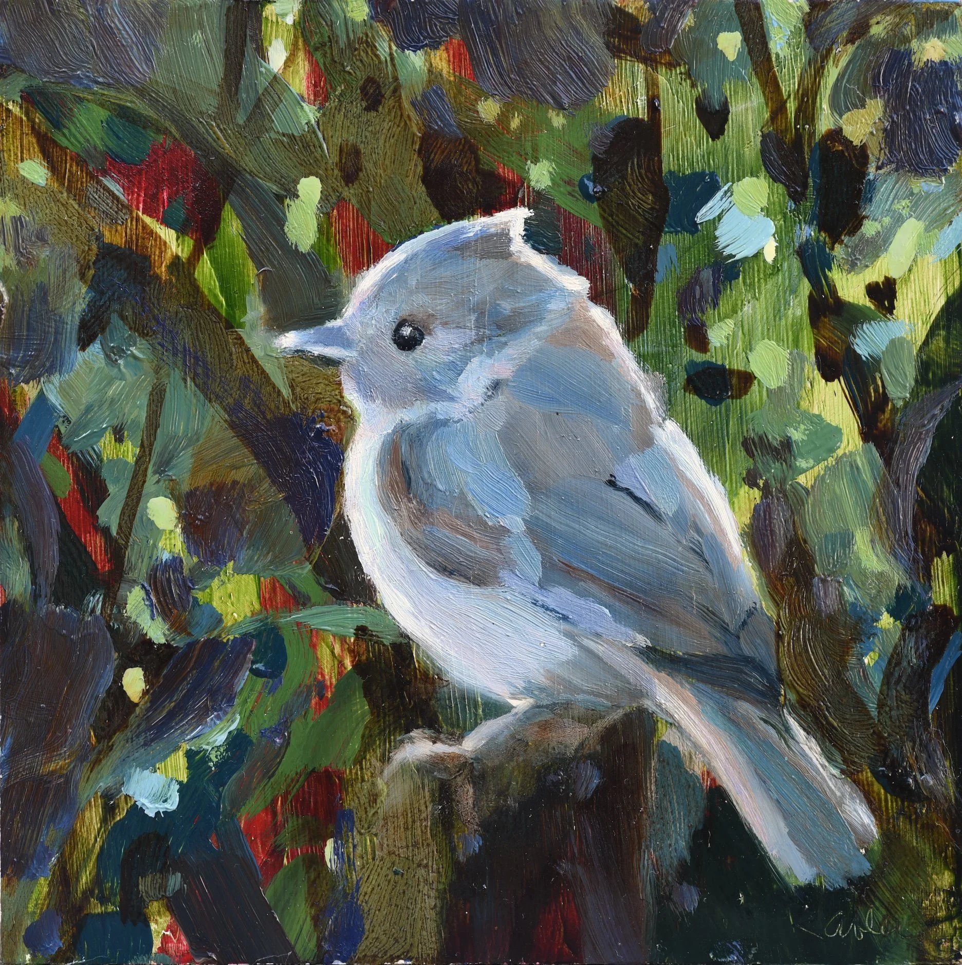 Oak Titmouse III by Kanna Aoki