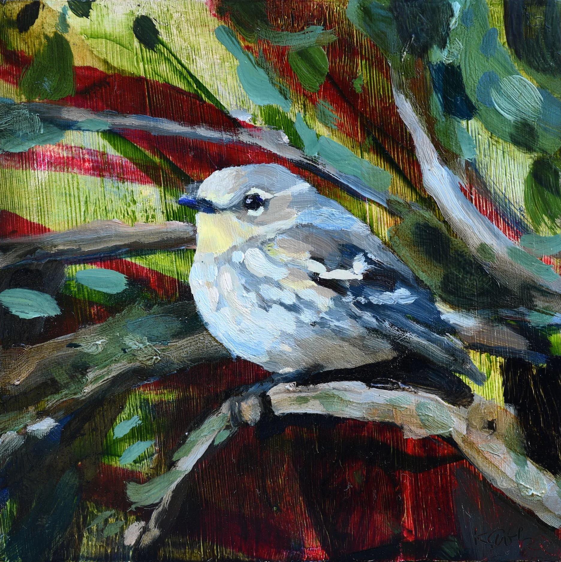 Yellow-Rumped Warbler by Kanna Aoki