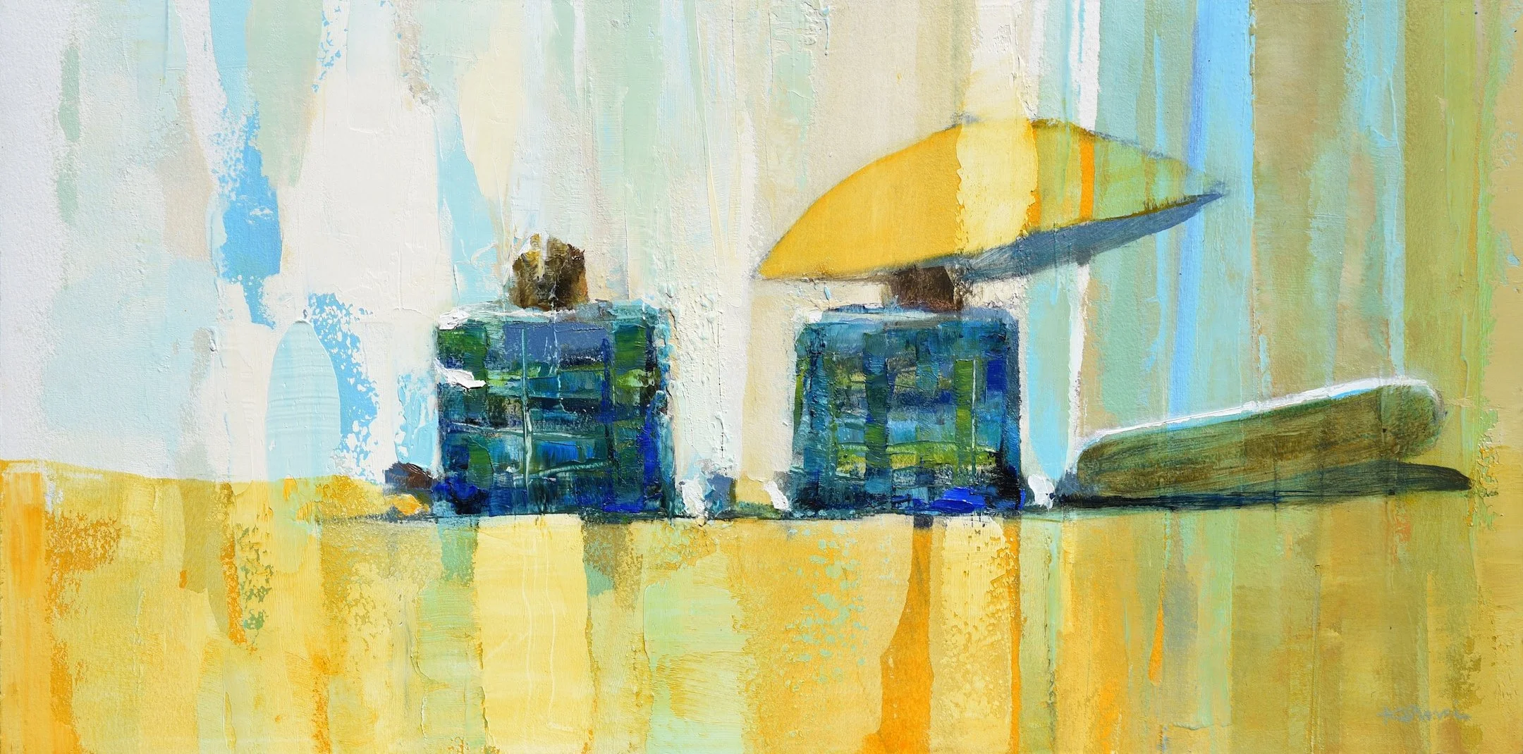 Yellow Umbrella by Kanna Aoki