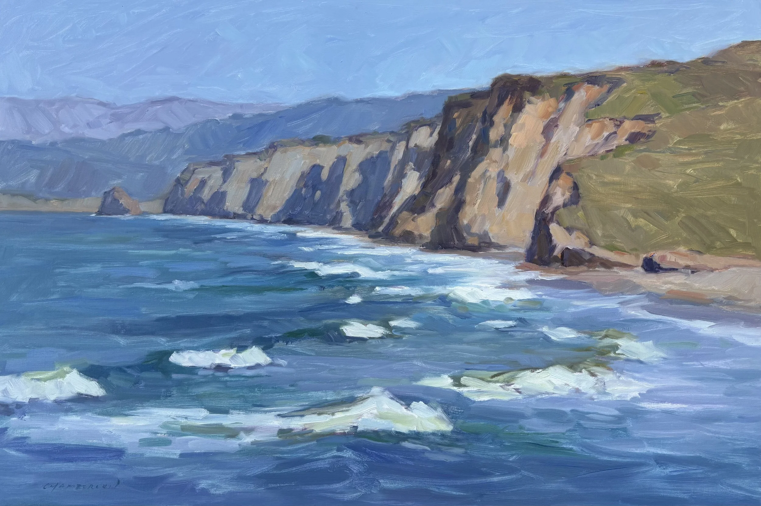 Pescadero Cliffs by Michael Chamberlain