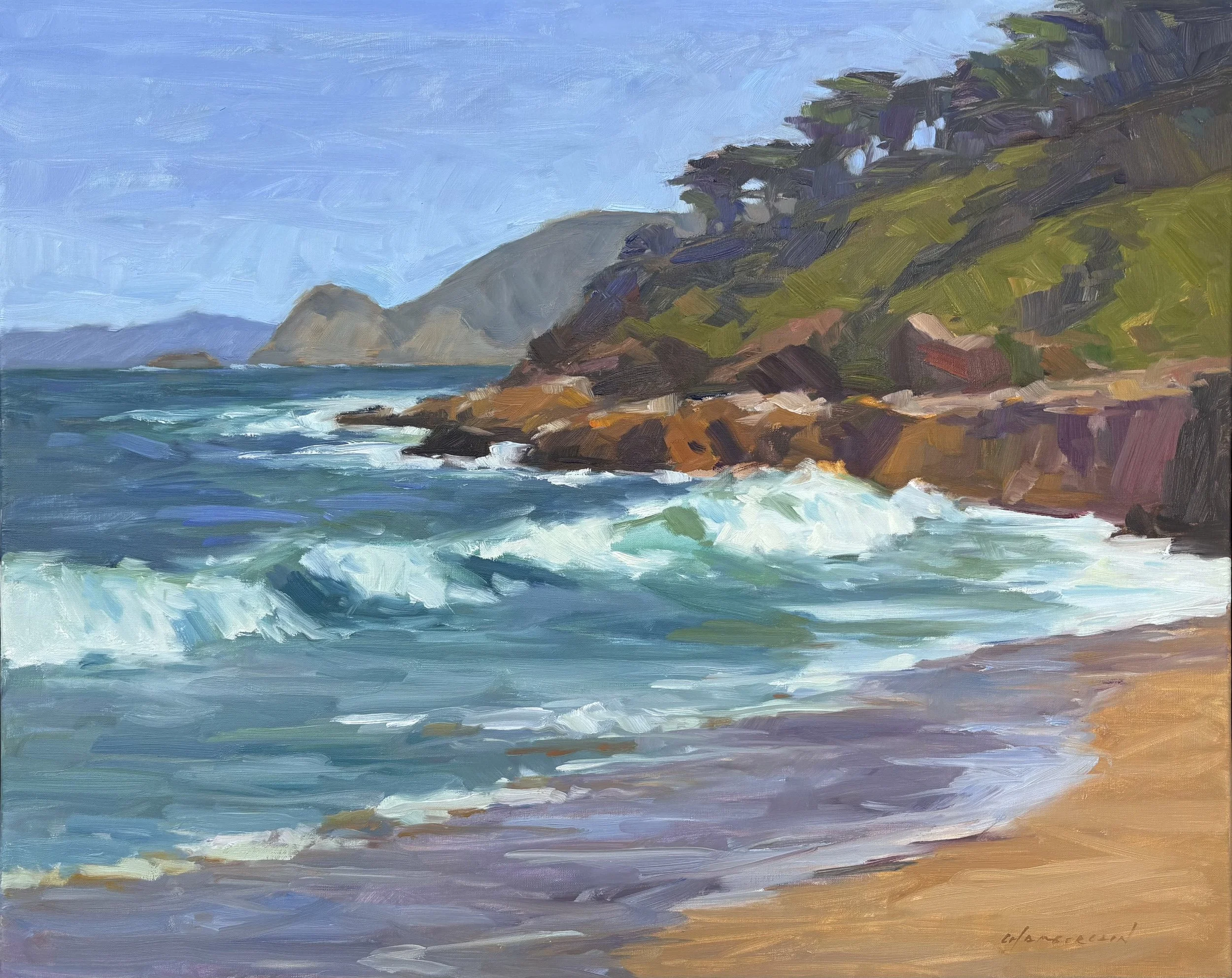 Point Montara Cove by Michael Chamberlain