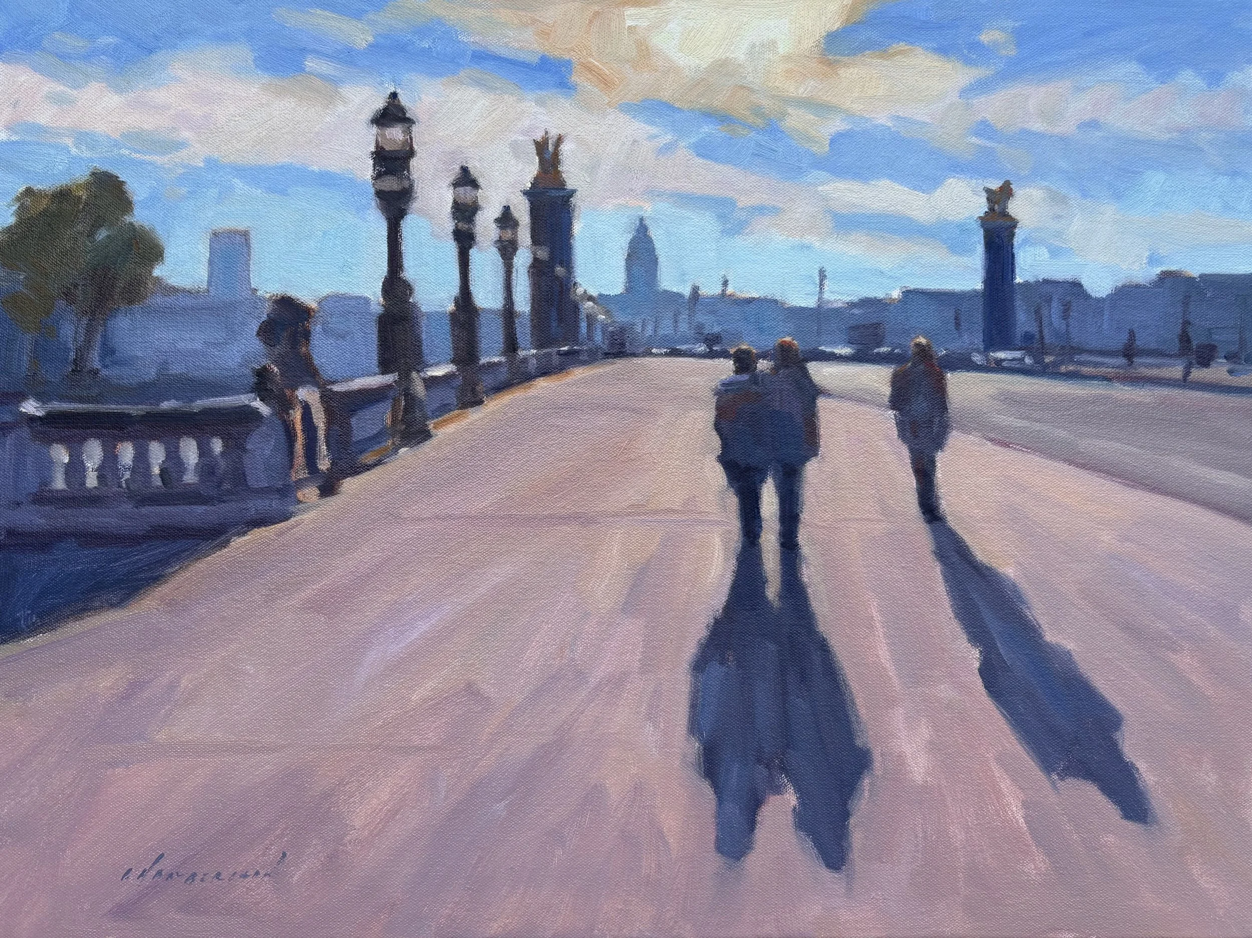 Pont Alexandre III by Michael Chamberlain