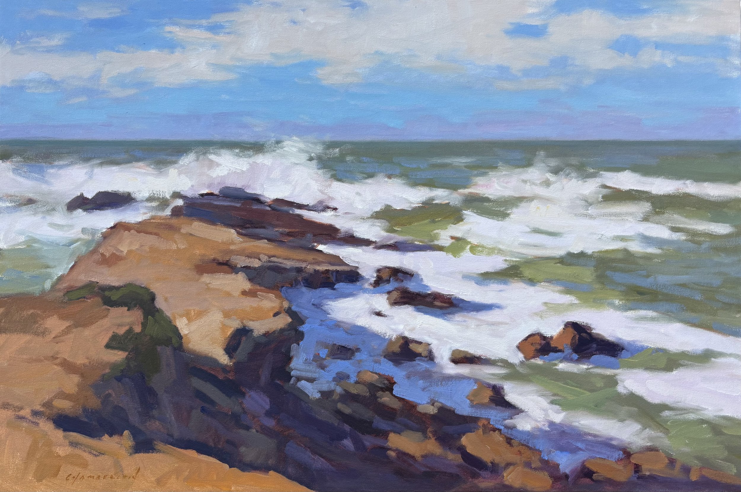 Rocky Point, Pescadero by Michael Chamberlain
