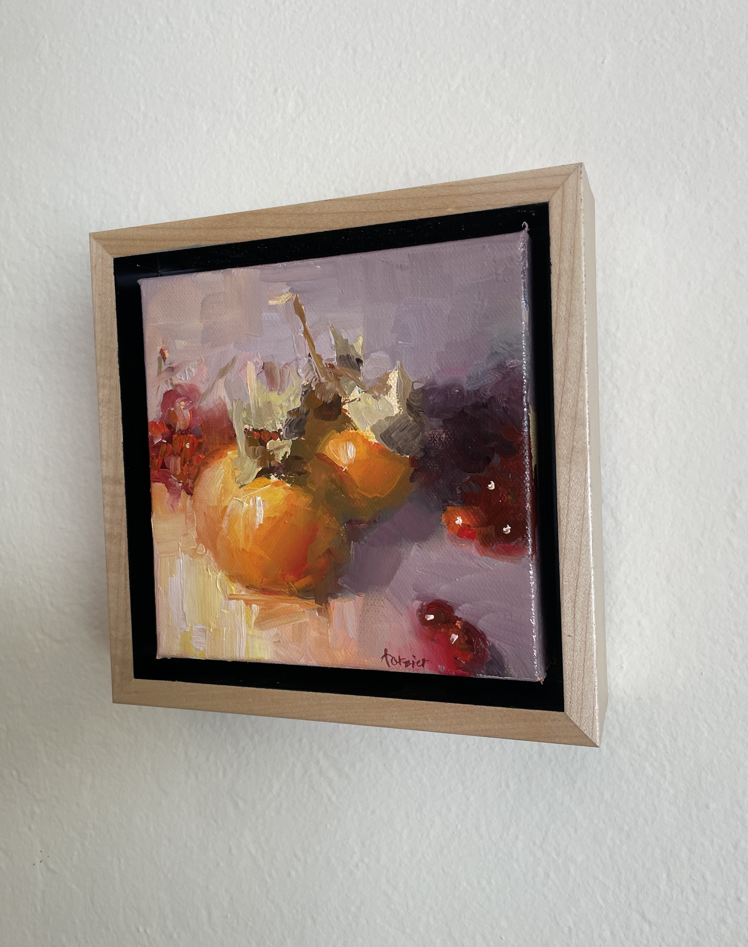 CTarzier_Persimmons with Grapes Framed.jpg