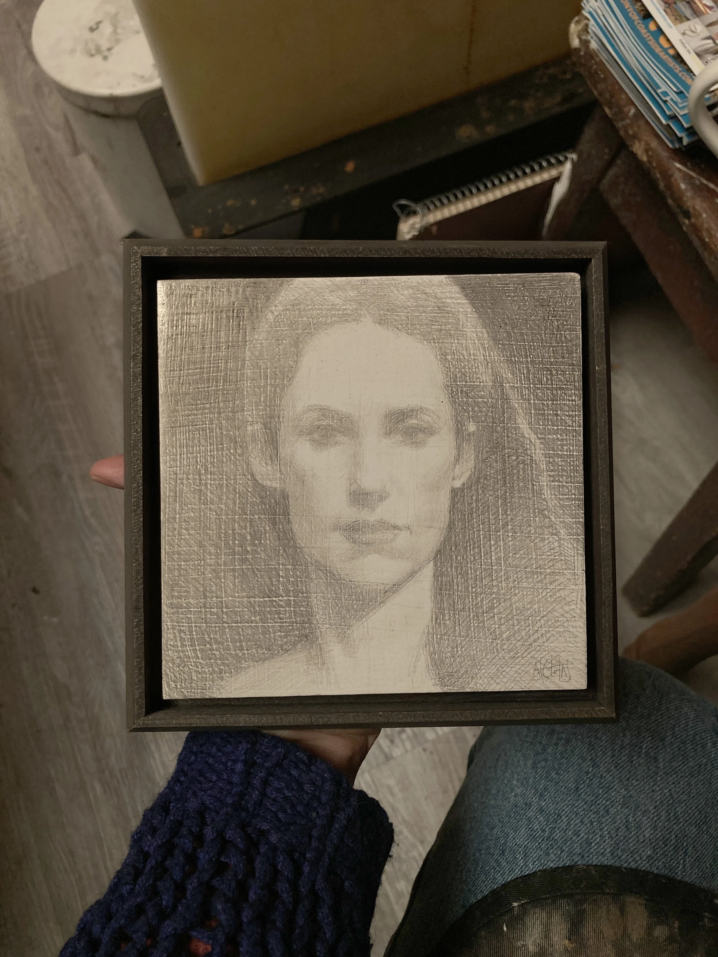 AClotas - Tamaryn, silverpoint on wood, 6.5x6.5, $270.jpg