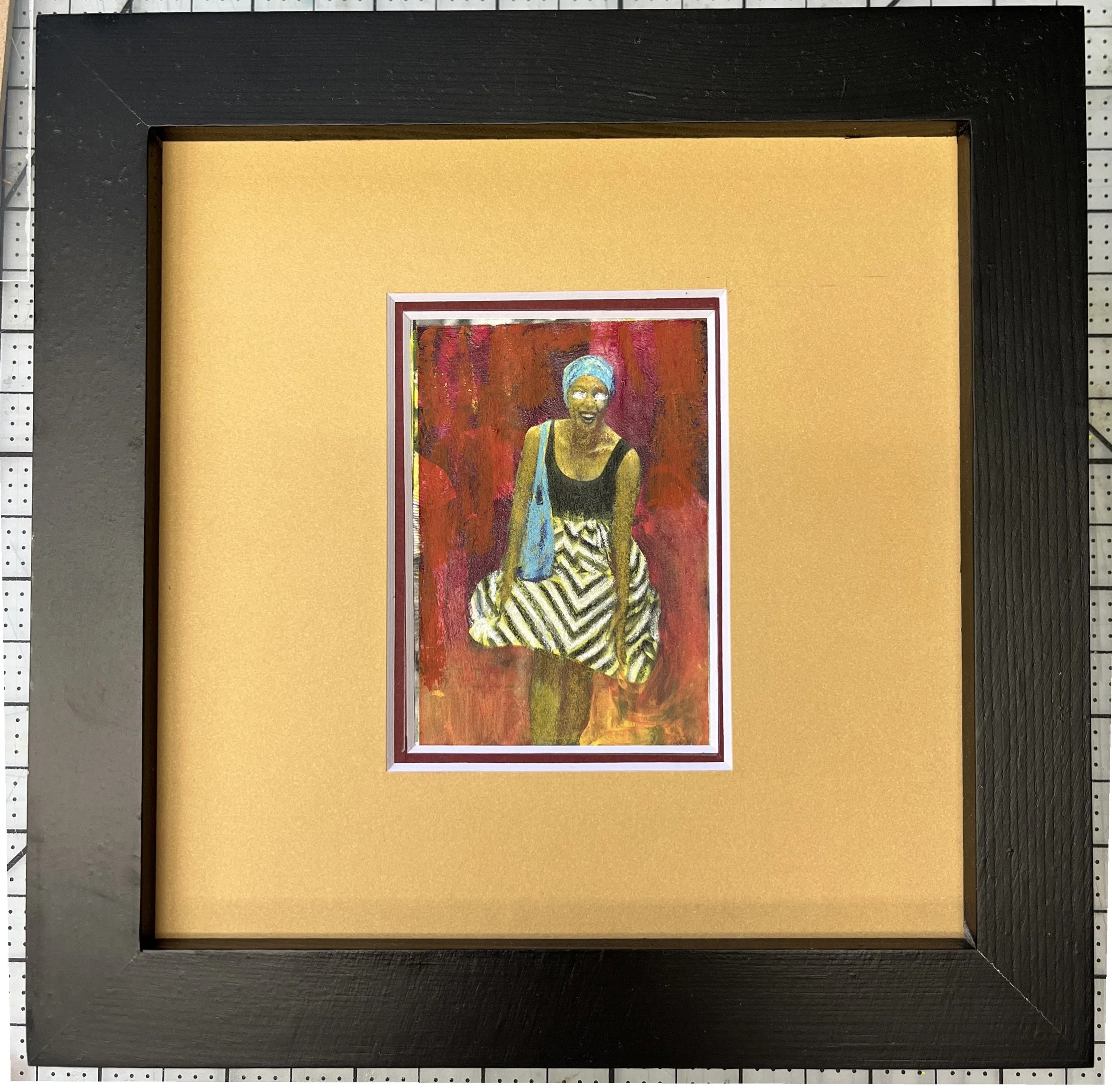 NBenton-Striped Skirt Framed.jpg