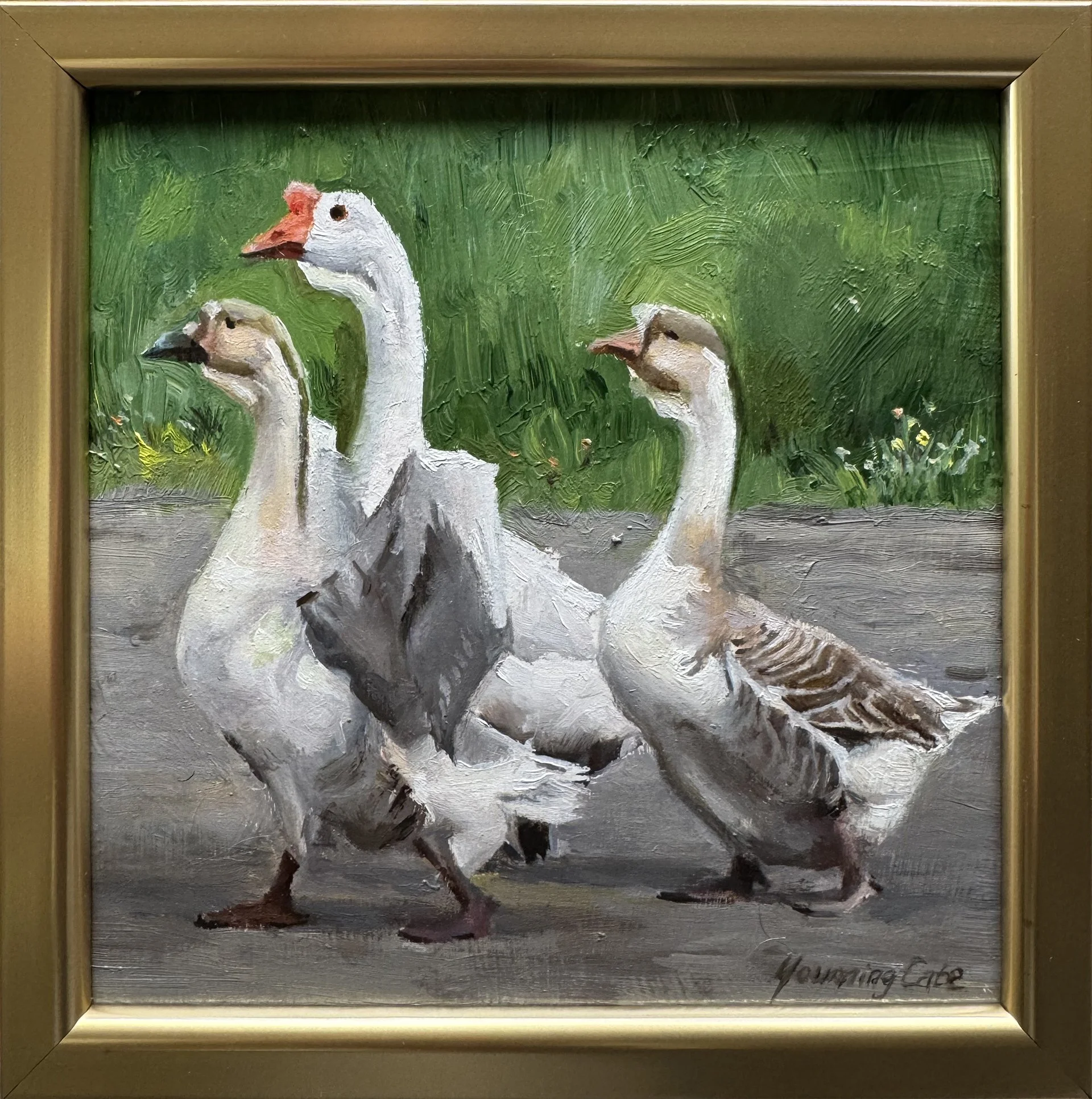 YCate-Lion Head Geese-with frame.jpg