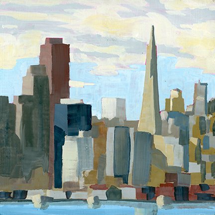 NJBICE_Morning on the City_gouacheonpanel_6x6in_$360.jpg