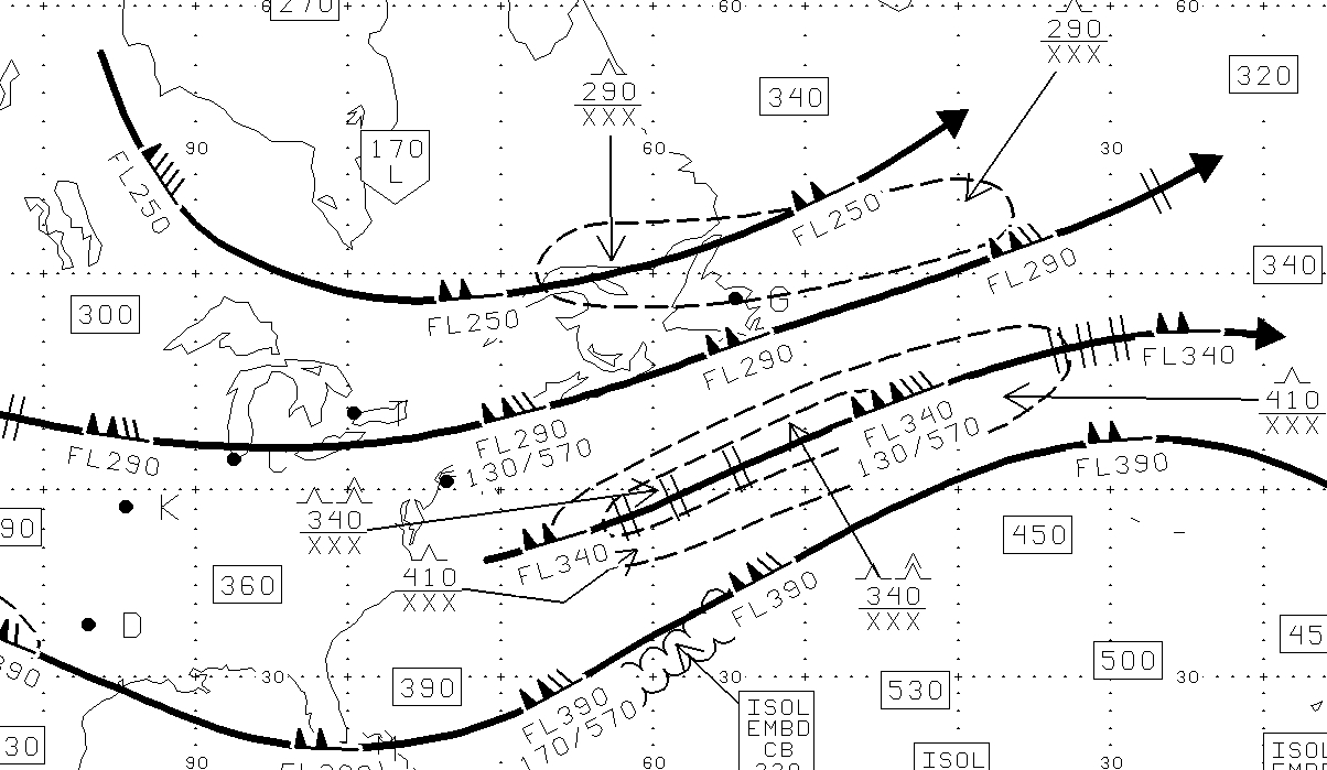 Jet streams over eastern North America (Chapter 24)