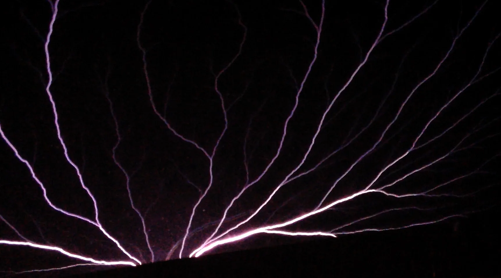 St. Elmos Fire (Chapter 15-Thunderstorms) Due to static build up near thunderstorms, one may experience this phenomenon. 