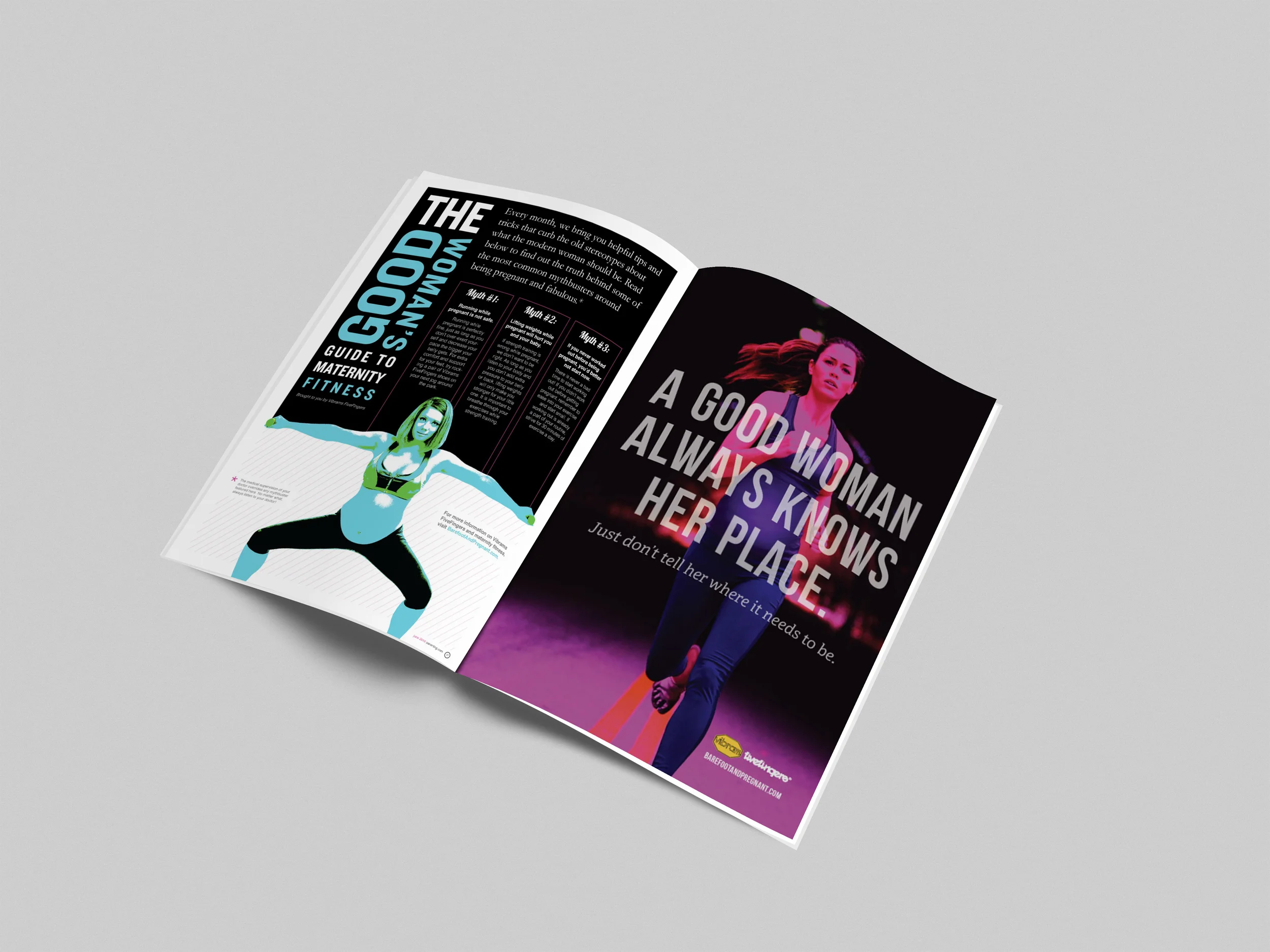 Parenting Magazine spread.