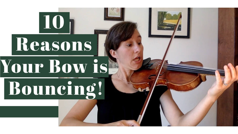 10 Reasons Why Bow is Bouncing and How to Stop It! — Meadowlark Studio