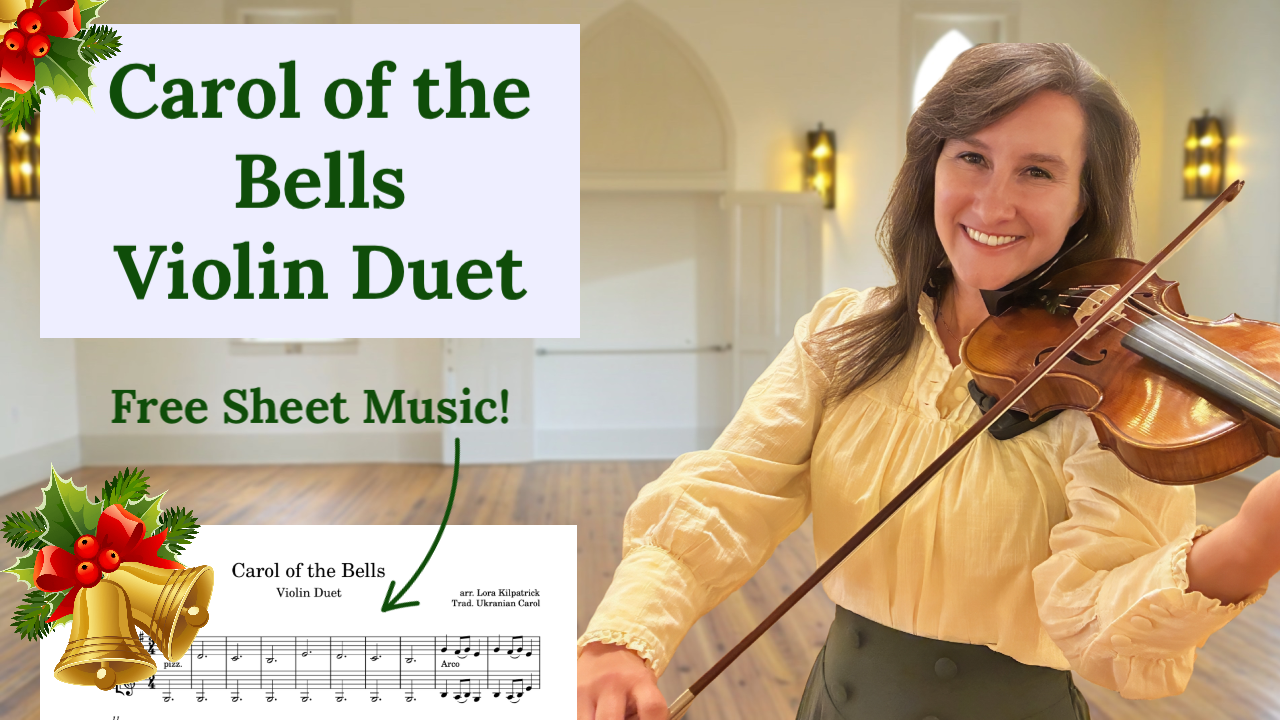Carol of the Bells Violin Duet (With Free Sheet Music) 
