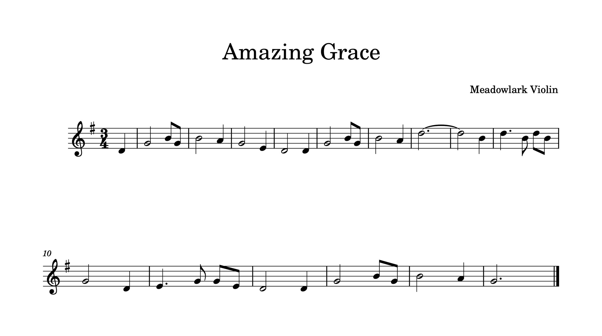 Amazing Grace (how to play) - Easy Beginners Song - Violin Tutorial 