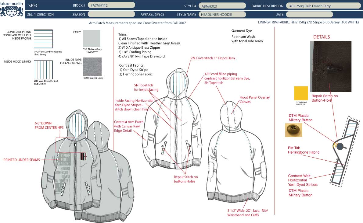 Blue Marlin-Led & Designed Men's (Copy)