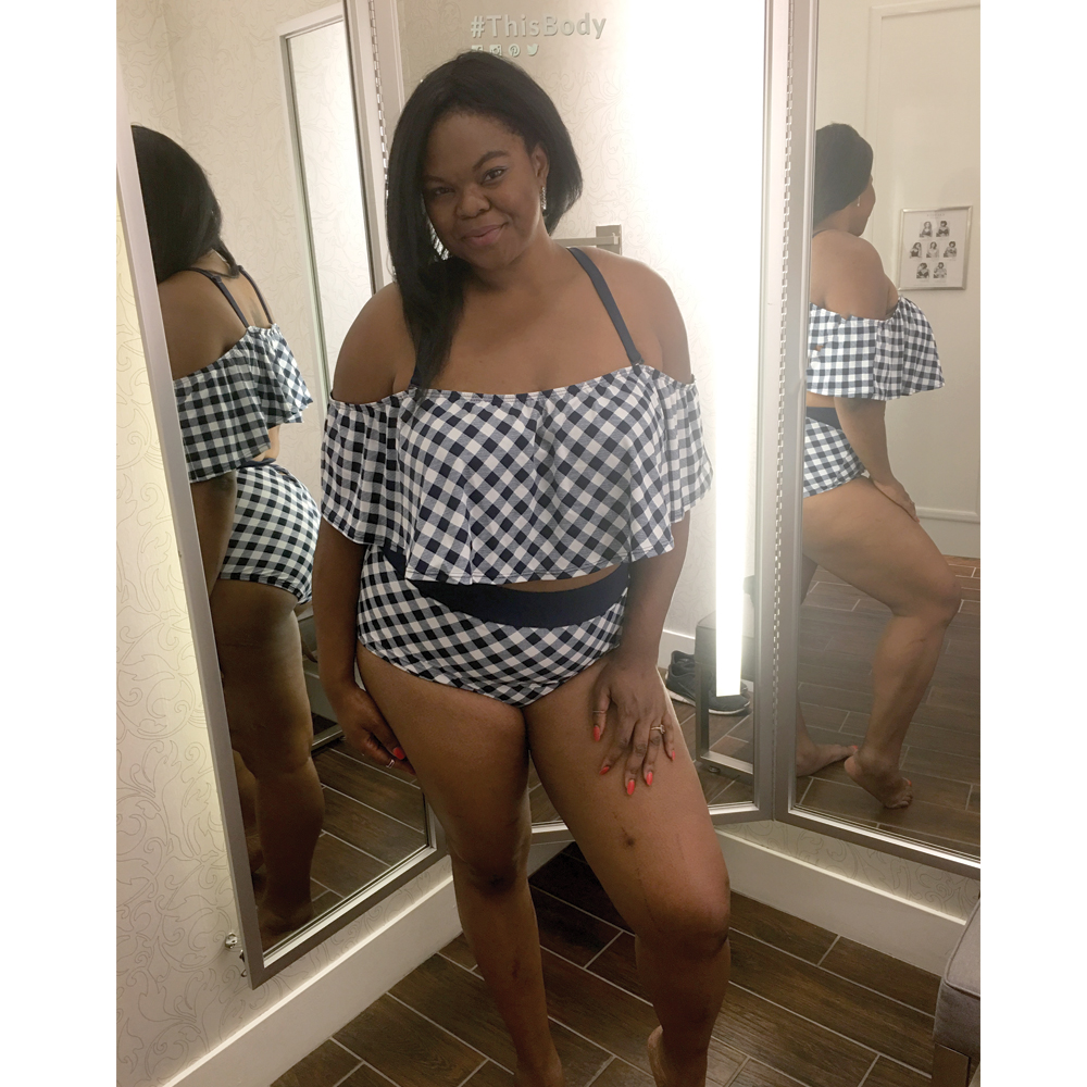 Swimsuit: Lane Bryant