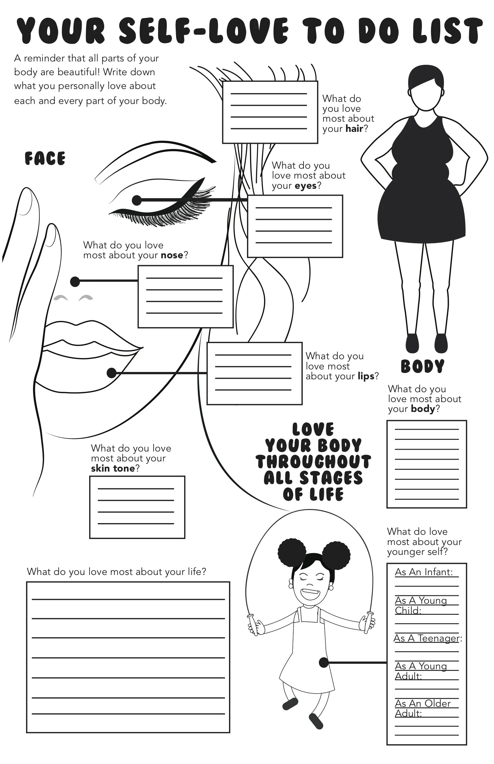 A SELF-LOVE TO DO LIST