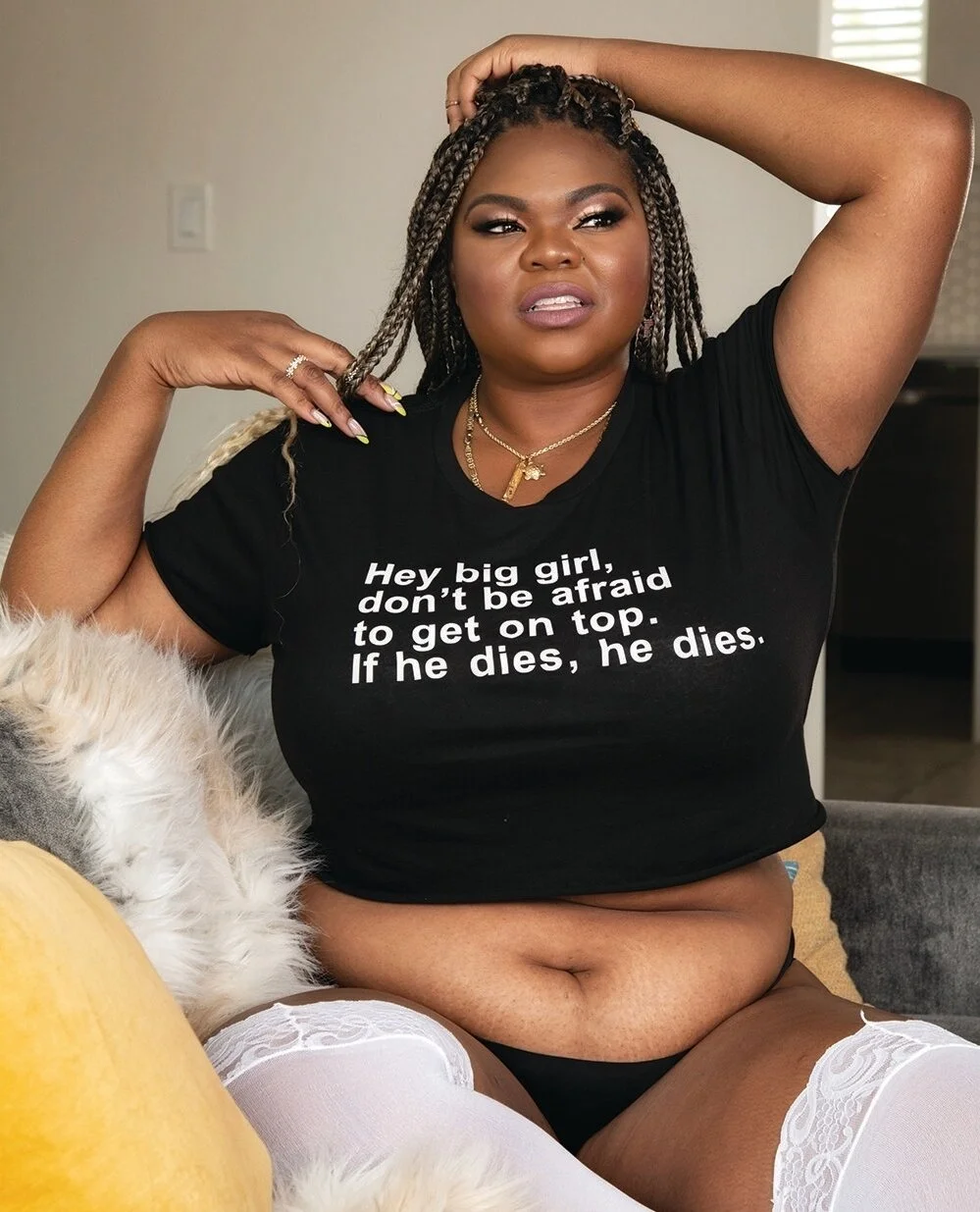 If he dies, he dies... ⁠
⁠
Shop TheIdentityOfShe.com ⁠
⁠
🚺️: @theidentityofeboni ⁠
📷️: @j.o.imagez ⁠
⁠
#TheIdentityOfShe #ThickWomen #curves #plussizefashion #plussizestyle #curvywomen #plussizefit #curvygirl #celebratemysize #curvyfashion #curvyst