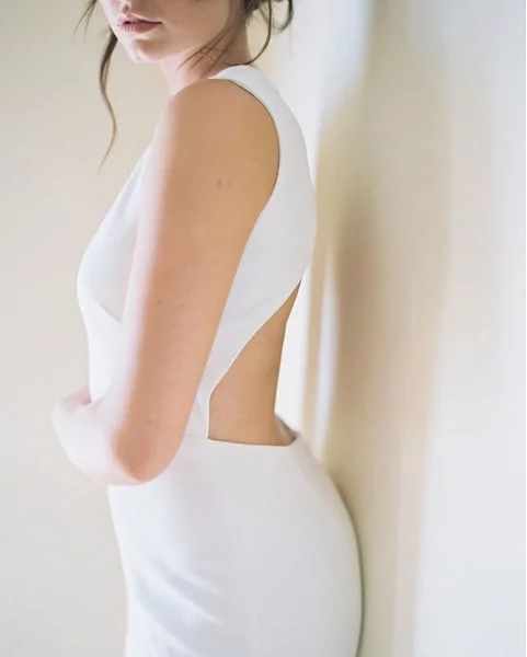 Meet Marlow, one of our newest arrivals from @akristenbridalakristenbridal 
She's classic with a modern sexy twist.