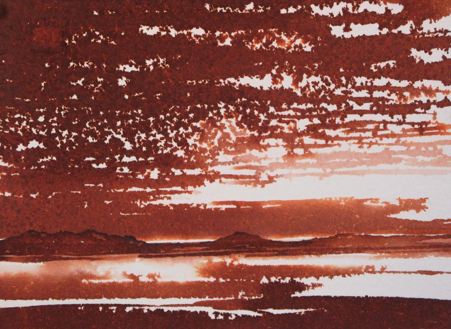 Dappled sunset