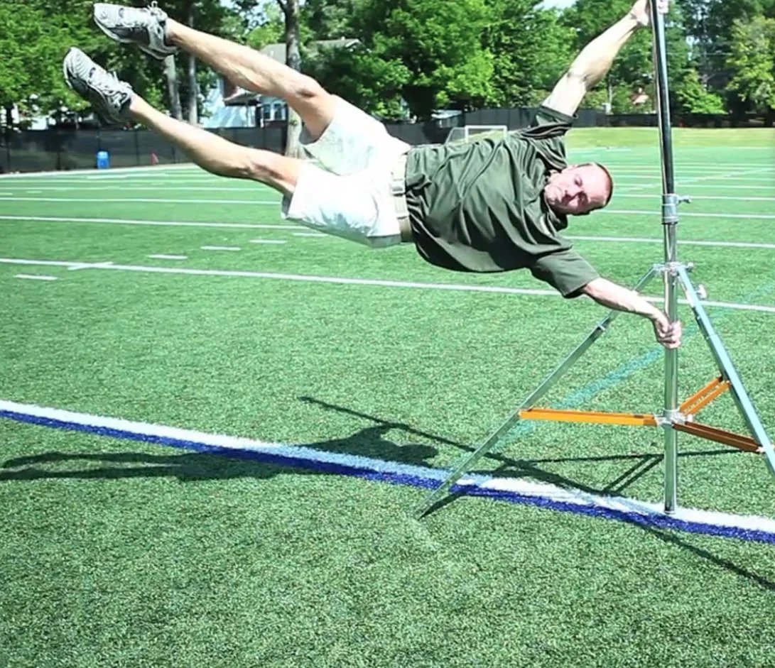 Strongest end zone tower, can hold a man.