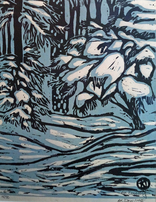 Winter has arrived at Portage Hill Art Gallery!