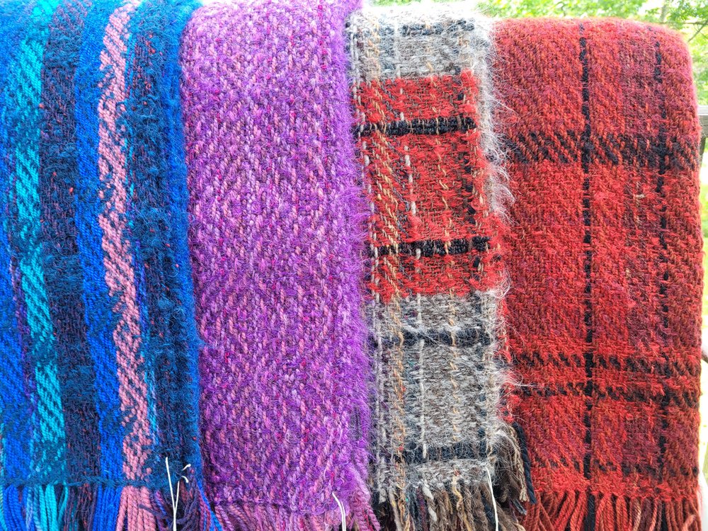 Woven Throws by Mary Jane