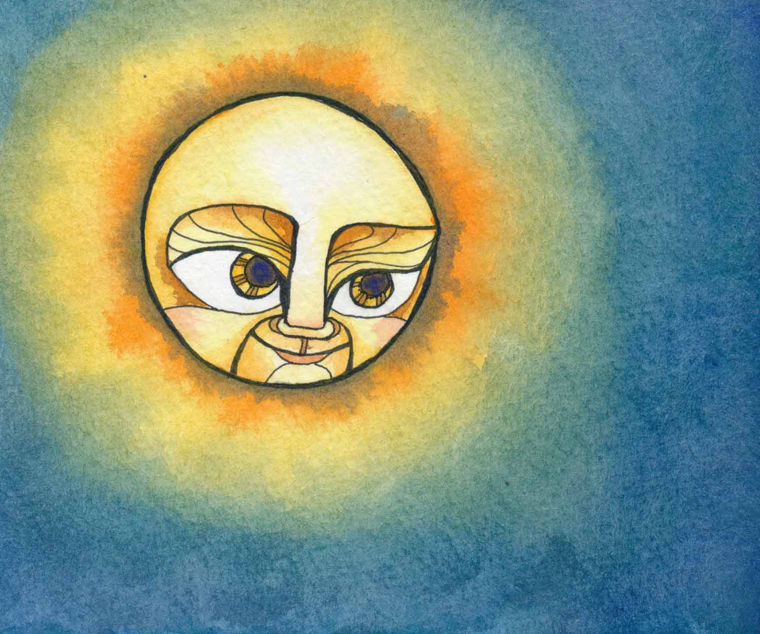 Sun - concept art for children's book