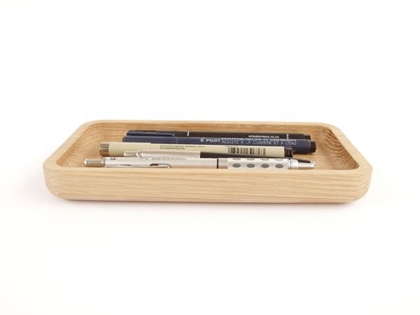 Utology solid oak desk tidy made in England