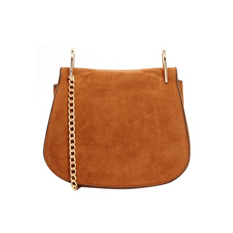 YOKI FASHION FAUX SUEDE SADDLE BAG