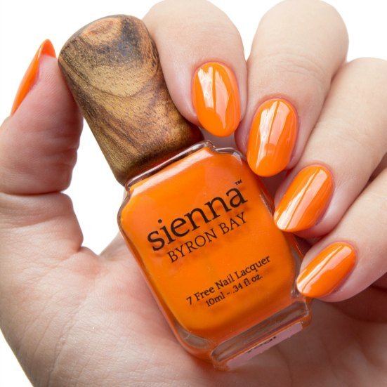 Sienna Byron Bay  Perfection on short nails  by Line spa and polish  featuring Courage   Facebook